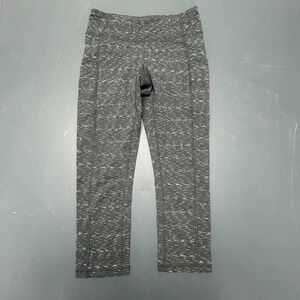 Lucy Women's Leggings Small Gray Stretch Activewear Casual Everyday Gym Yoga